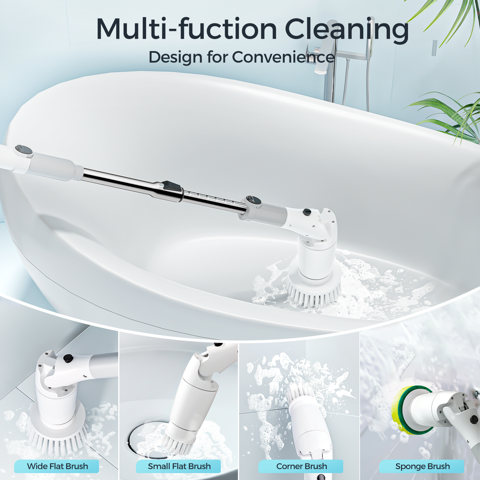 Kitchelite™ Electric Cleaning Brush
